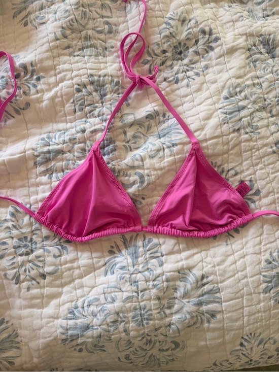 SKIMS Other - SKIMS Hot Pink Triangle Bikini Top